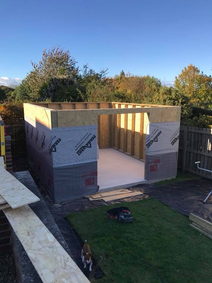 Timber Frame Garden Studio Structure